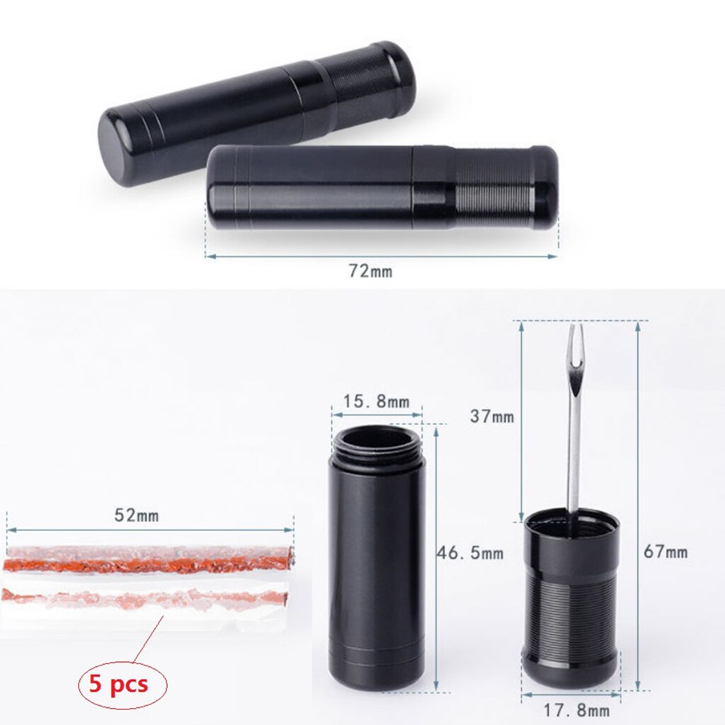 Bike Tubeless Tire Repair Kit Bicycle Vacuum Tyre Punctures Repairing Tools