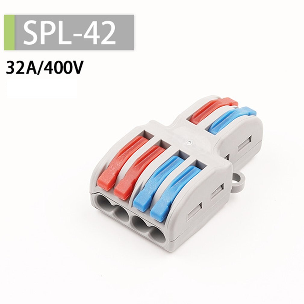 Mini Fast Wire Connector Universal Wiring Cable Connector Push-in Conductor Terminal Block Hard Wire Connector