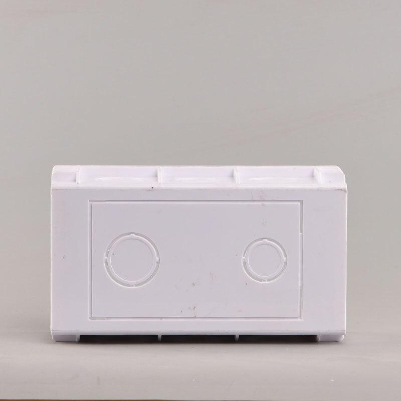 146 Type Wall Switch Socket Junction Box PVC Concealed Bottom Box Wire Plastic Cases