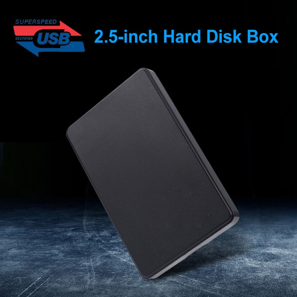 Caixa para hdd 2.5 de alta velocidade, capa para disco rígido externo de 3.0 polegadas com usb 2.5, 5gbps