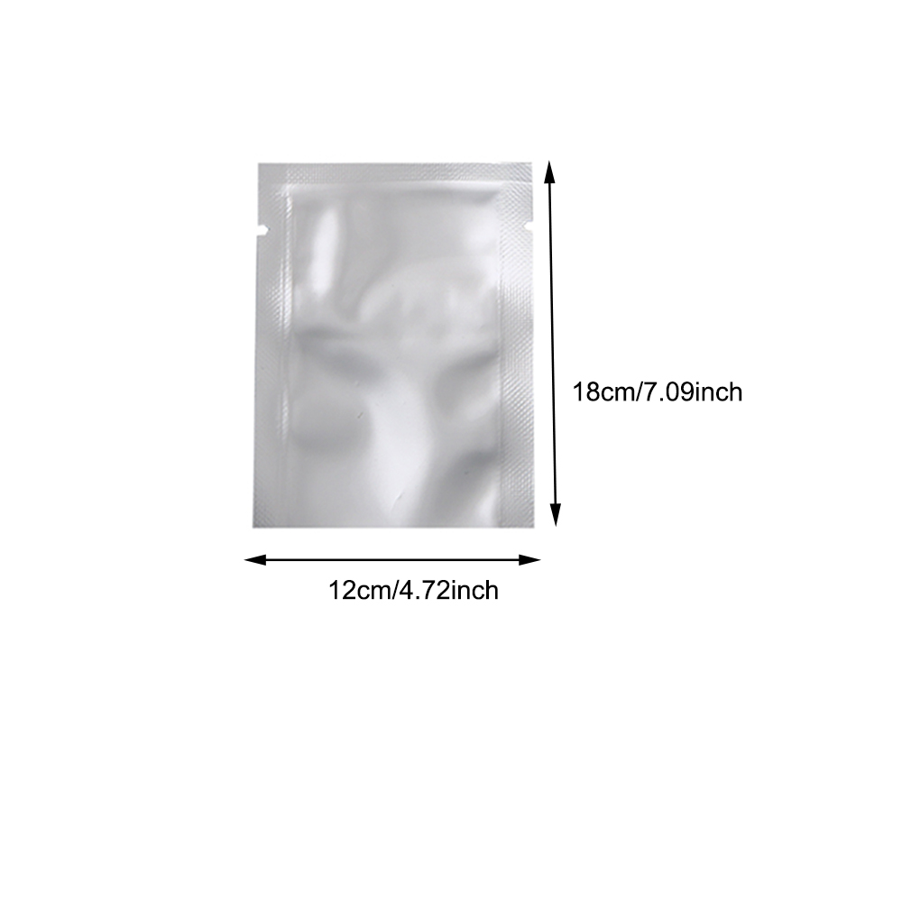 Silver Pure Aluminum Foil Package Bag Coffee Sugar Pouches Open Tops Heat Seal Vacuum Mylar Foil Bags for Spice Powder Storage: Pink
