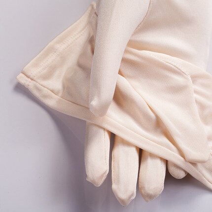 Gants en soie tricotée pour femmes, pure soie de mûrier