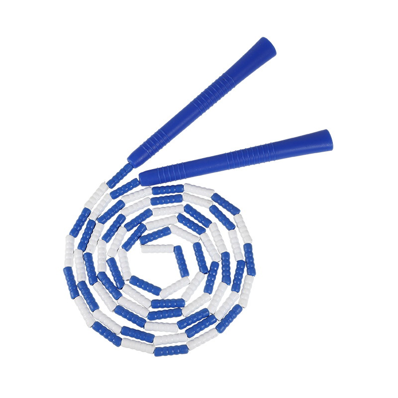 Corda per saltare con perline morbide Maniglia antiscivolo Corda per saltare fitness segmentata regolabile senza grovigli che mantiene l'allenamento in forma