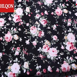 100% Katoen Gedrukt Satijn Rillingen Stof Gebruikt Voor Quilten Naaien Jurk Vrouwen Kleding Rok Schoen Door 100x150cm: A