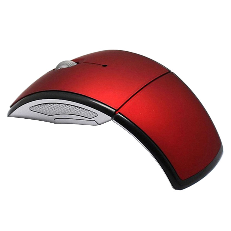 Souris sans fil 2.4G souris d'ordinateur pliable pliant souris optique récepteur USB pour ordinateur portable ordinateur de bureau bureau sans fil