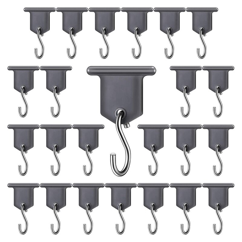 24PCS Camping Awning Hooks RV Awning Hangers Hooks RV Party Light Hangers for RV Caravan Camper: Default Title