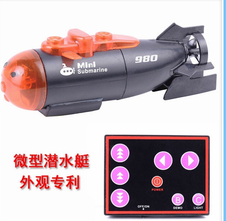 remote control submarine 3 channls Infrared rc submarine mini submarine toys For Children