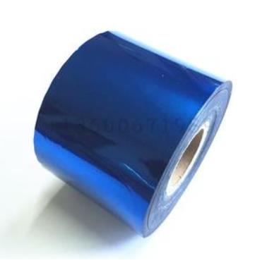 3CM 120Meter/Rollen Gold Silber Heißer Folie Stanzen Papier Handwerk Papier 12 farben Branding eisen heißer Wärme presse maschine: Blau