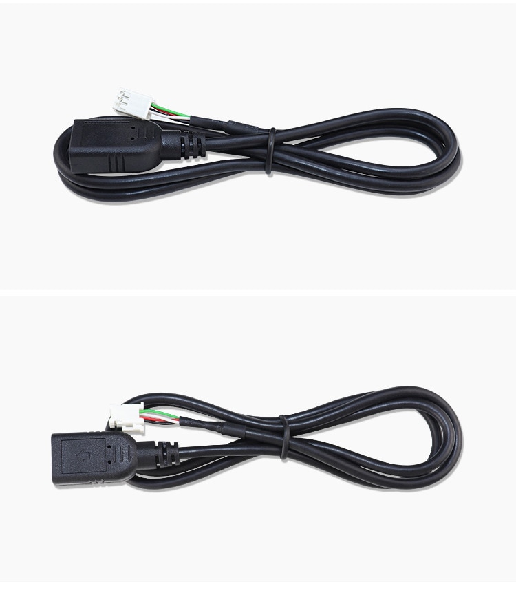 USB cable for android car radio long usb cable 4 pin and 6 pin cable adapter connector