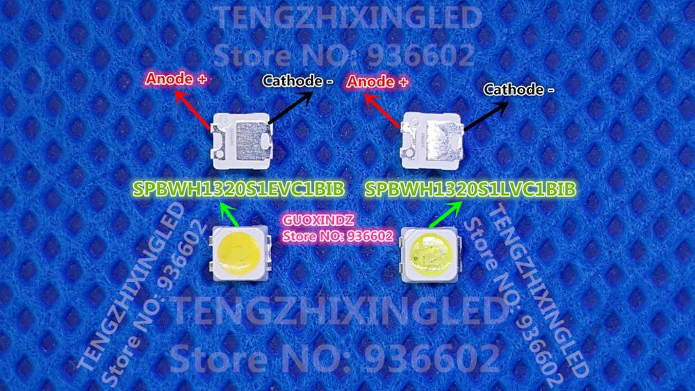 Voor samsung led tv toepassing krachtige led led achtergrondverlichting  tt321a 1.5w 3v 3228 2828 koel witte led lcd tv achtergrondverlichting