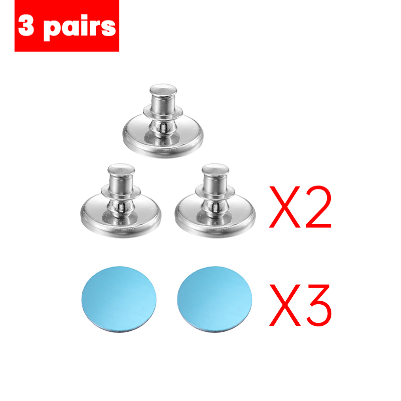 clip per tende Bottone magnetico per tende Senza chiodi Magnete staccabile Fibbia Bottoni per tende di regolazione Accessori aggiustare tenda1-8pz: Rosso