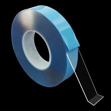 Multifunctionele Dubbelzijdig Gel Tape Traceless Wasbare Adhesive Tapes Thuis Anti-slip Vaste Lijm 1/3/ 5M Herbruikbare FPing