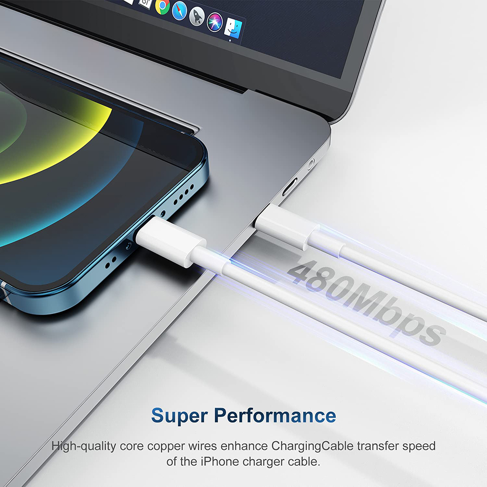 MFi PD 30W USB-C naar Lightning-oplaadkabel voor iPhone 14 13 12 11 Pro Max Type C Snel opladen XS XR X 8 Plus Telefoonaccessoires