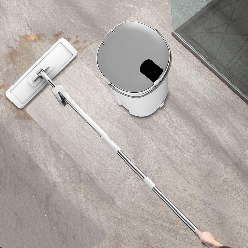 quetschen Mopp Mit Eimer Für Waschen Boden Selbst Reinigung Werkzeuge Flach Wischer Wringen Automatische Hause Helfen Faul Lappen Haus Blitz bietet