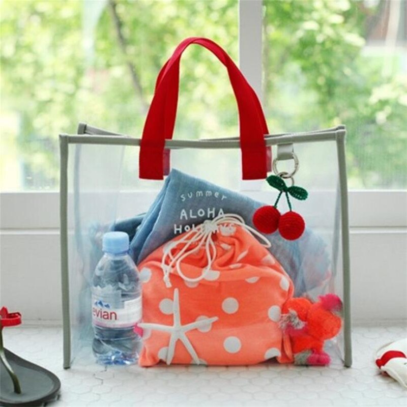 Zomer Transparante Pvc Zwemmen Tas Voor Vrouwen Mode Outdoor Reizen Grote Capaciteit Strand Handtas Sport Winkelen Schoudertassen: cervinus