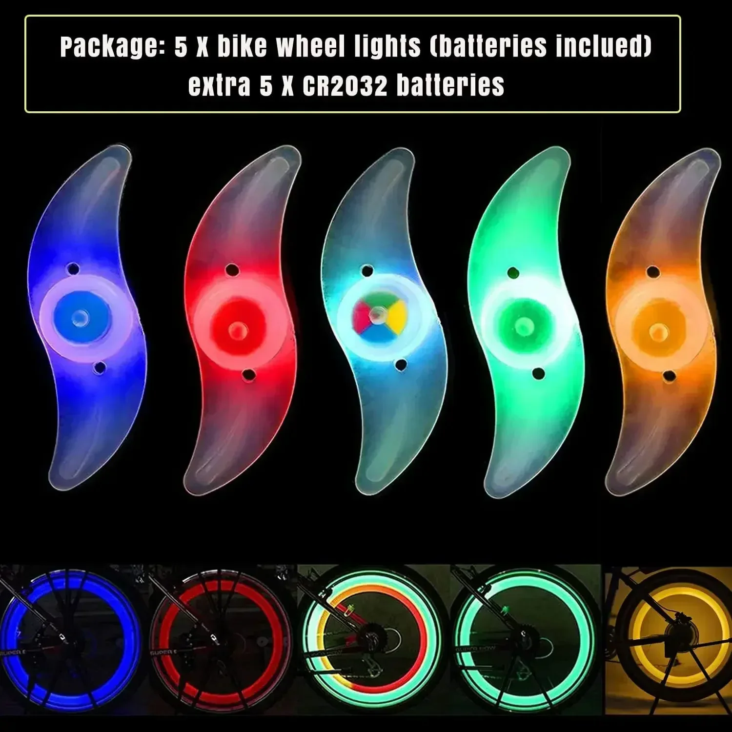 LED Fahrrad Rad Licht wasserdicht Fahrrad Nacht Sicherheit Radfahren Warnrad Speichen Licht 3 Modi Fahrrad dekorative Ausrüstung