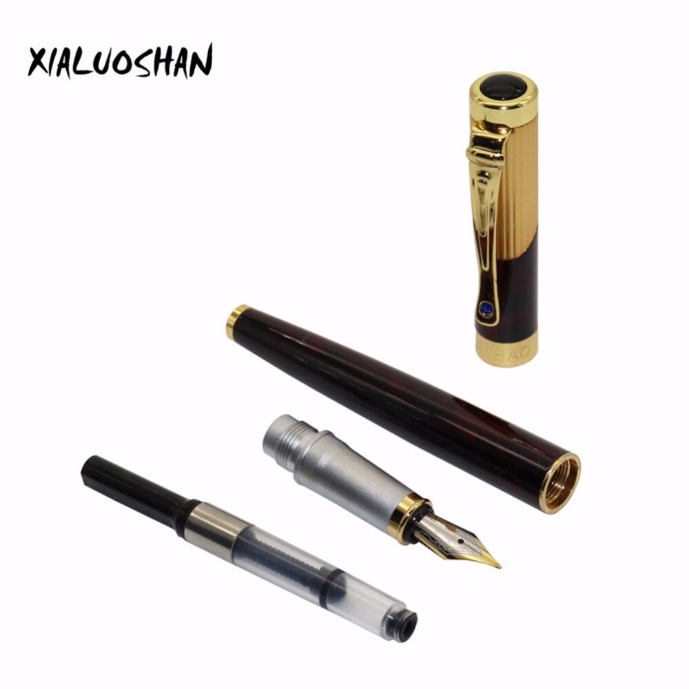 1 Pcs Student Medium 0.5mm Nib Fountain Pen The Best Give Friend School Stationery Jinhao 9009