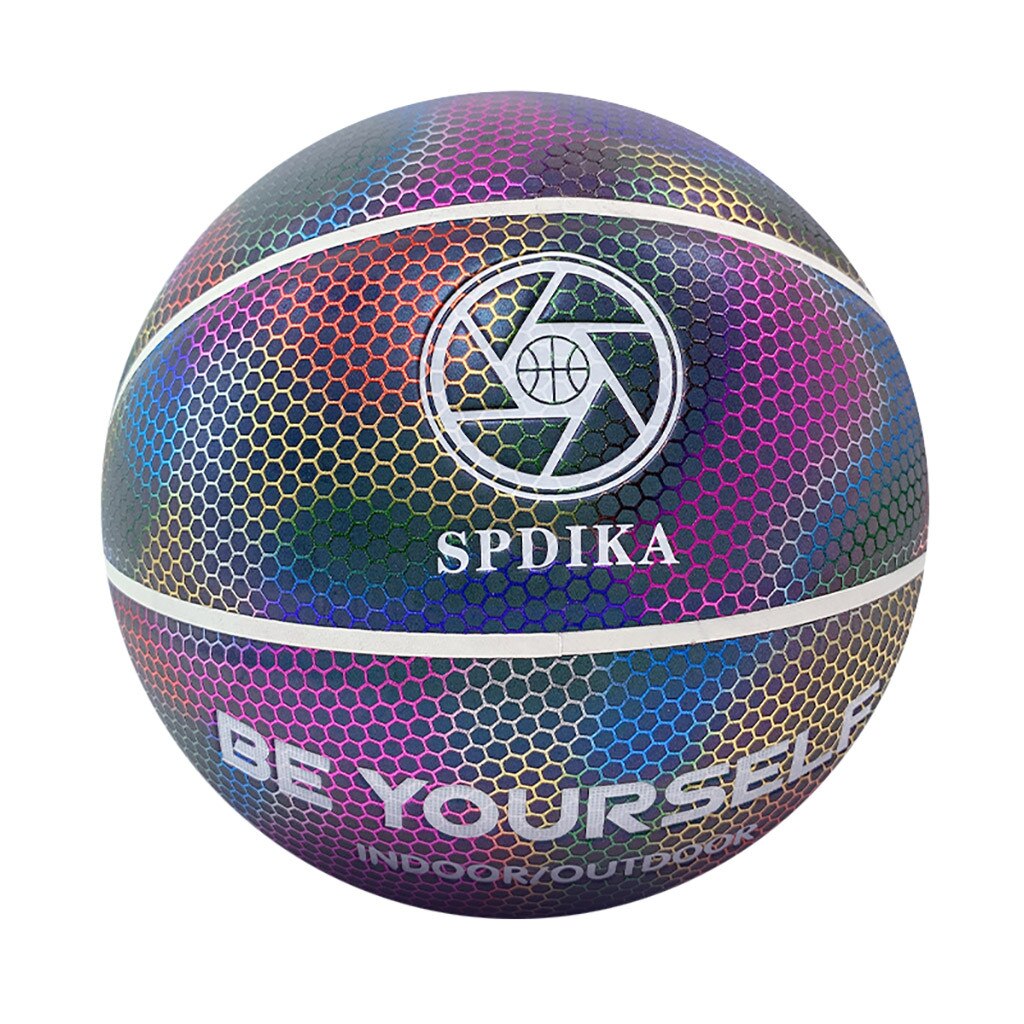 Basket-Ball réfléchissant brillant, nouvelle , taille 7, en PU, officiel, bon marché