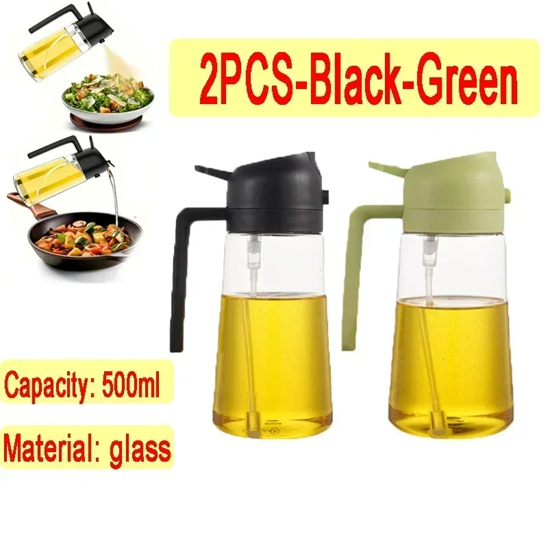 Ölsprayflasche für sterben Küche, 500ml Glasfla... – Grandado