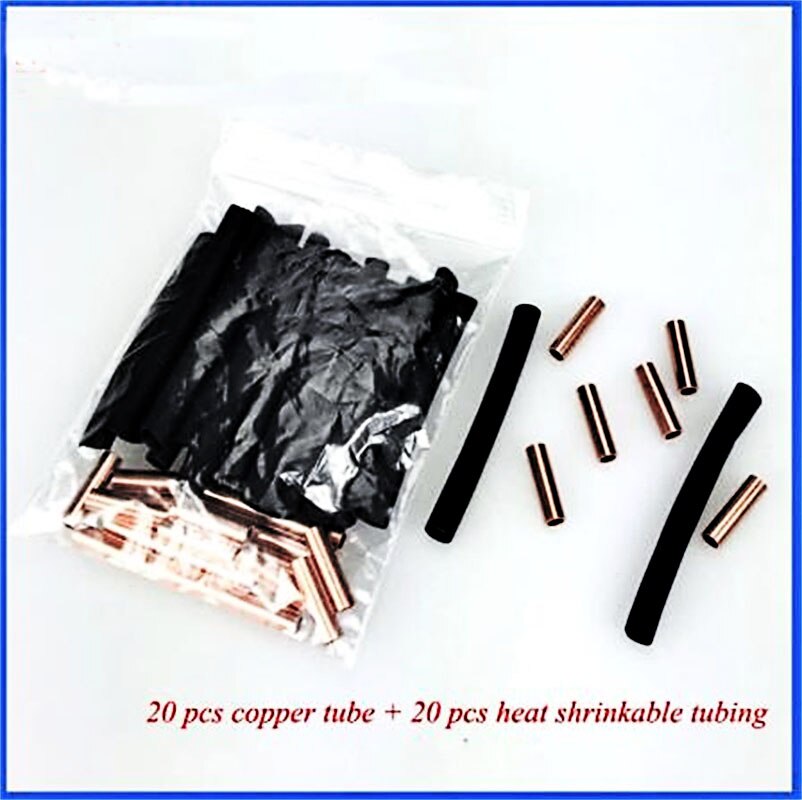 Carbon Fiber Floor Heating Wire Connection Kits Copper Tube and Heat Shrinkable Sleeves