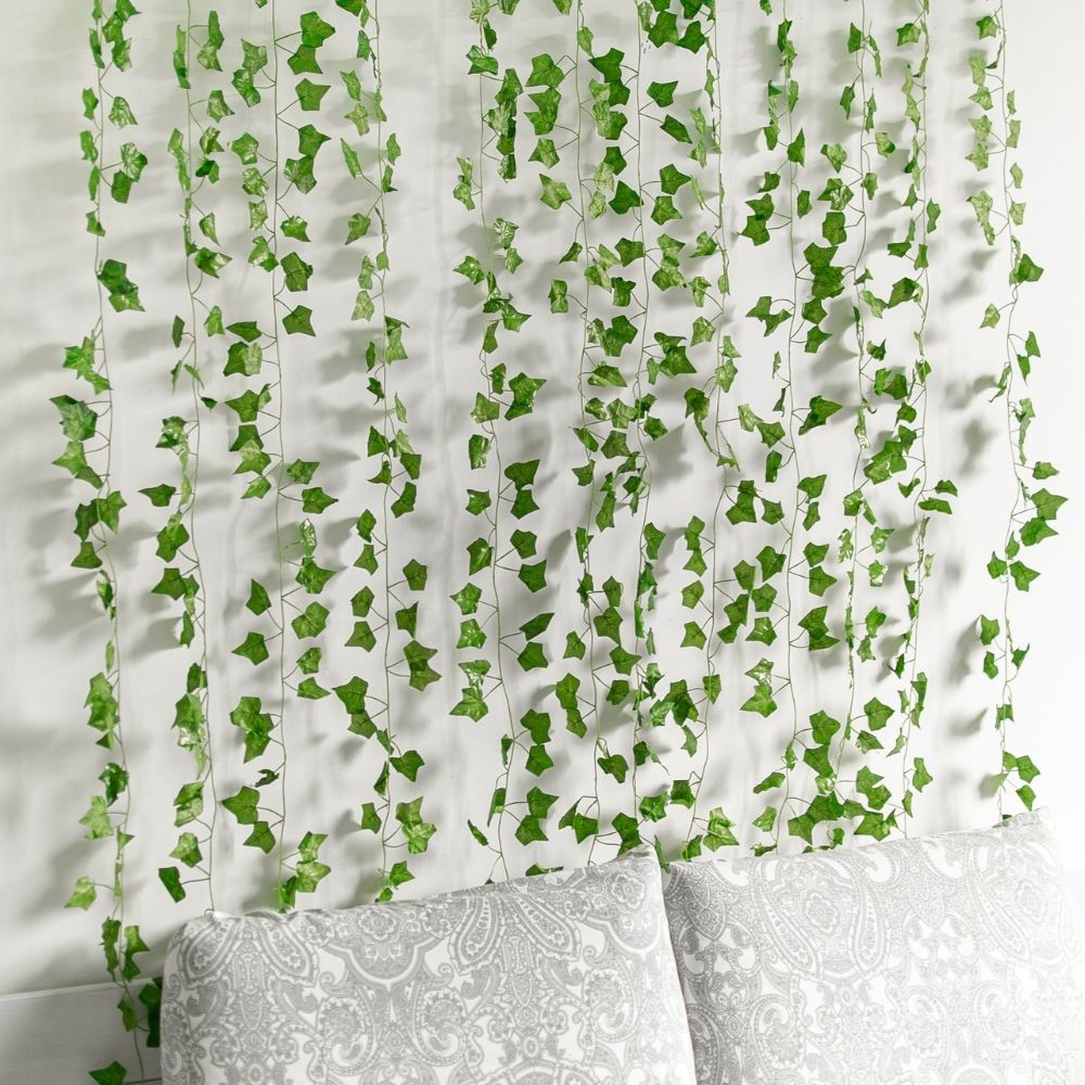 Flamingueo Plantas Artificiales 12uds x 2m Decoracion Habitacion Adolescente Enredadera Artificial Decoracion Hogar Planta Artificial Decoracion Otoño Hiedra Artificial Aesthetic Room Decor Enredaderas Decorativas