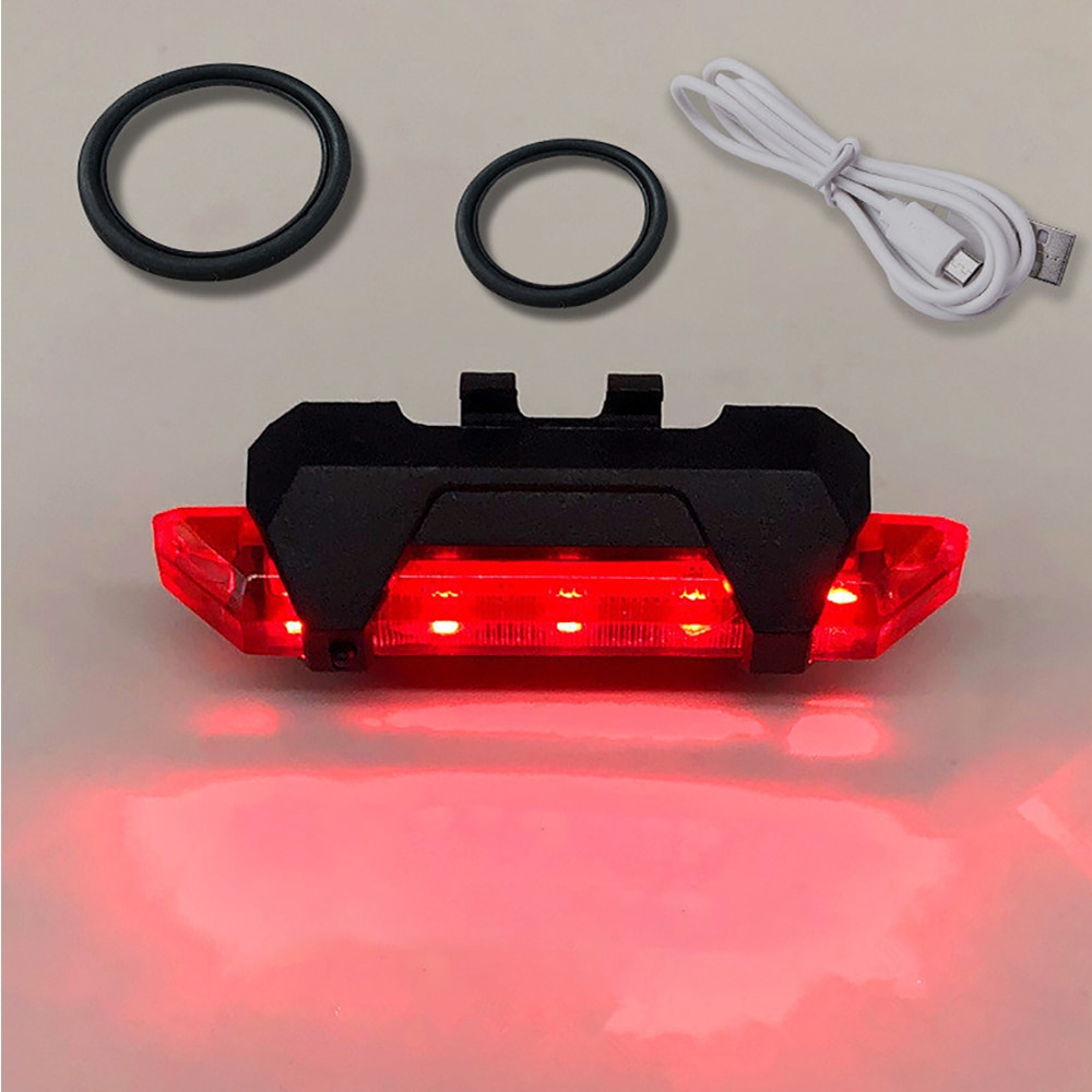 120lumen fiets achterlicht USB oplaadbare fietsen LED