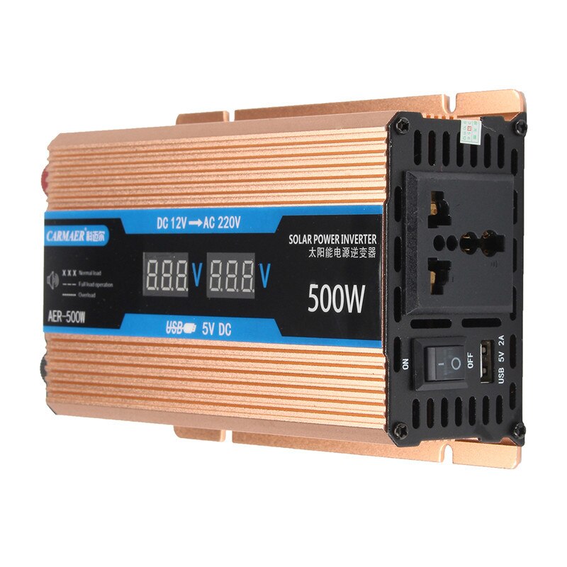 thumbnail image 2 of 6000W Power Inverter DC 12V To AC 220V 230V With AC Socket Converter For Home Outdoor Car Power 2 of 12