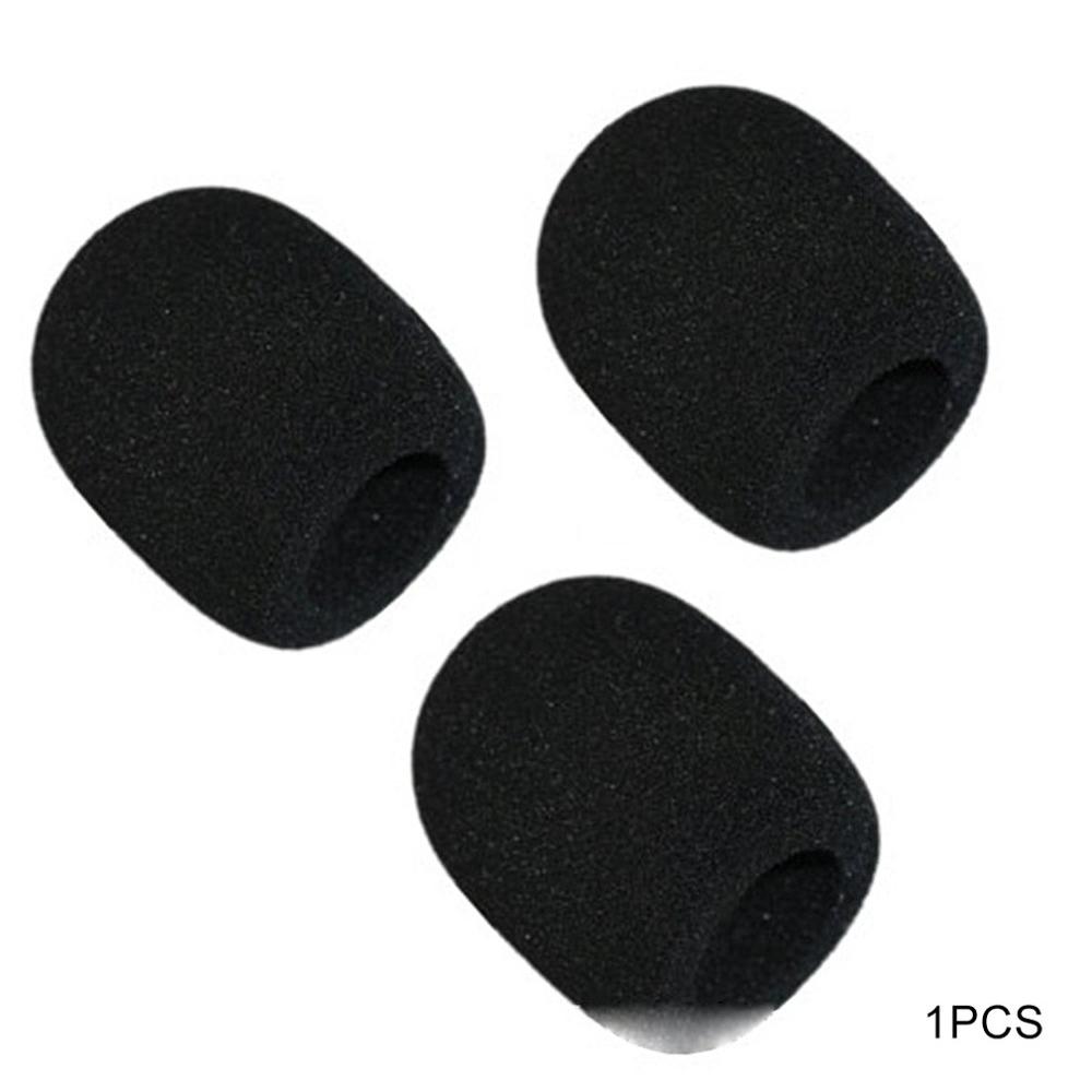 1pc microfoon microfoon dikke spons hoes voorruit ktv elastische krimp handige zachte microfoon hoes