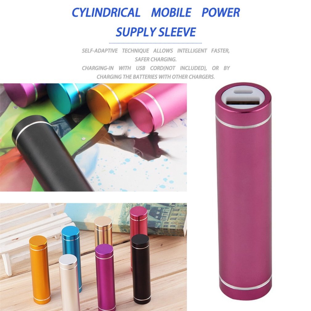 Mehrfarbig Neue Hartes Universal- USB 5V 1A Handy, Mobiltelefon Energie Bank Ladegerät Pack 18650 Batterie fallen Kasten Externe Bausatz fallen
