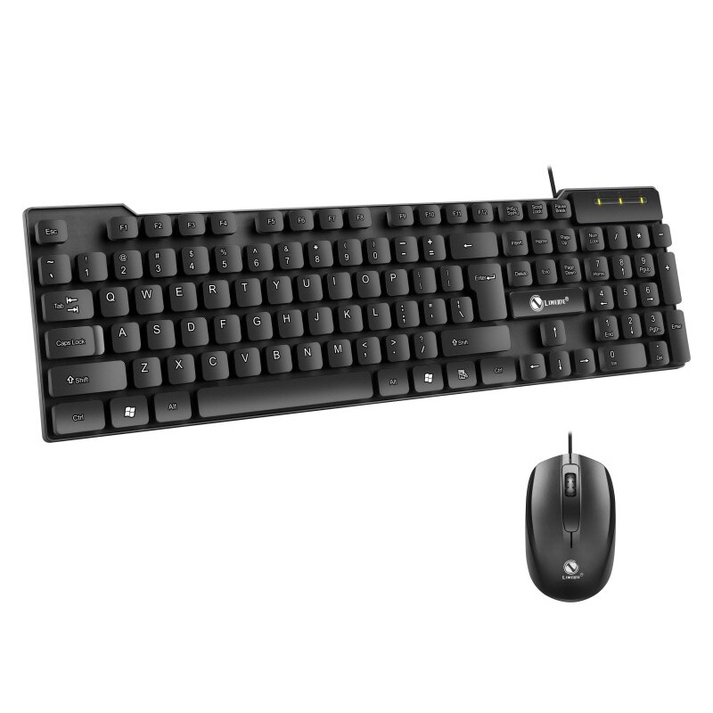 Wired Keyboard and Mouse Waterproof Suspended Keycaps 104 Keys Office Keyboard Mice For PC Gamer USB Game Mause Gaming Mouse
