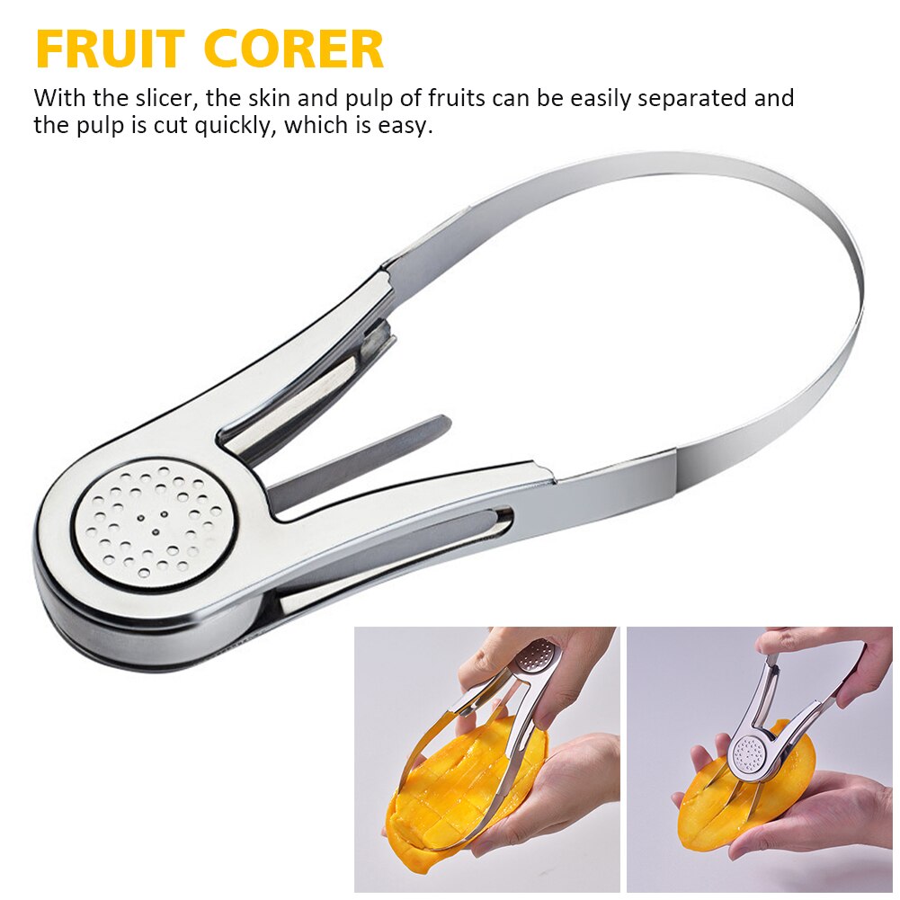Watermelon Quick Stainless Steel Peeler Manual Home Fruit Corer For Mango Kitchen Tool Pawpaw Digging Pitaya Simple Easy Clean