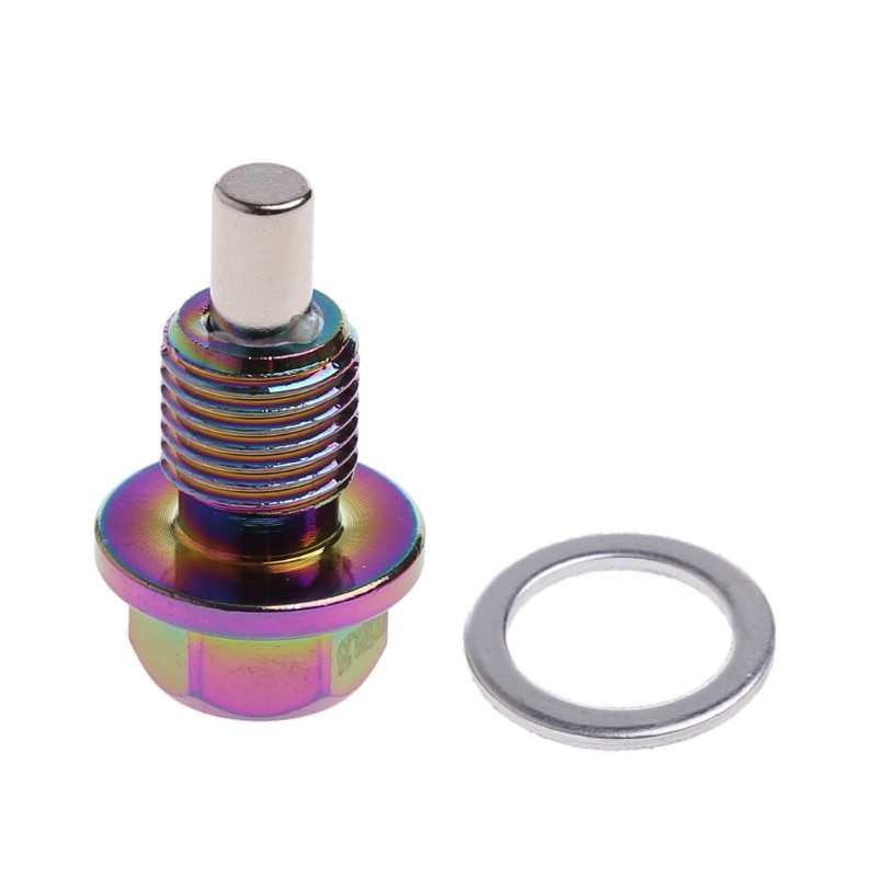 M12 m14 m16 m20 x 1.5/1.25 aluminium magnetisk olie aftapningsprop bolt sump møtrik