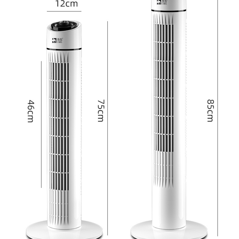 Turm-Bodenventilator mit 3 sanften Modi, leiser, energieeffizienter oszillierender Ventilator, schützendes Gitter-Drehknopf für Wohnheimzimmer