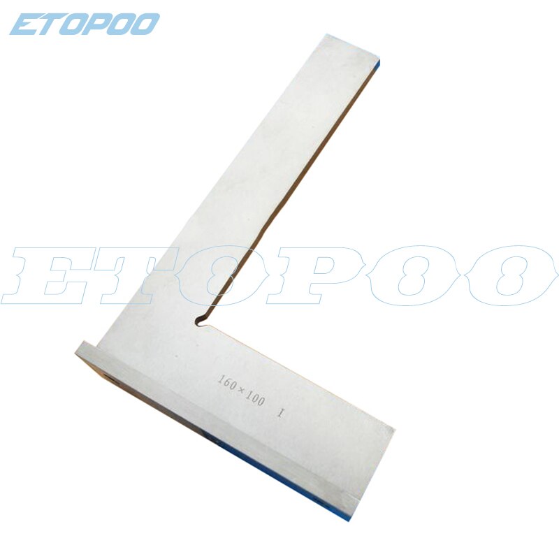 1pcs 90 degree Carbon steel Flat Edge Square With Wide Base Industrial Wide Base Square Gauge Tools