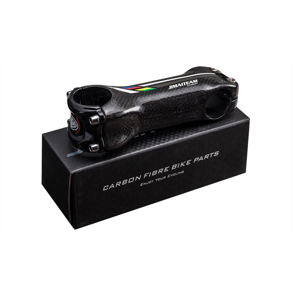 2020 fibra de carbono completo haste da bicicleta 6/17 graus guiador haste montanha estrada bicicleta haste 31.8*70/80/90/100/110/120/130mm mtb haste
