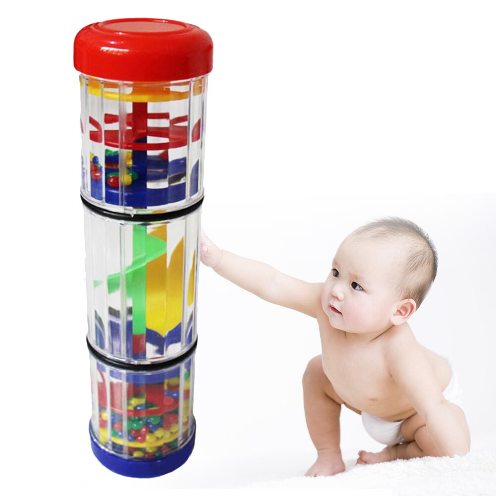 Instrument rain stick rainmaker shaker lyd småbørn tidlig læring til baby musikalsk legetøj sikker mini forælder barn