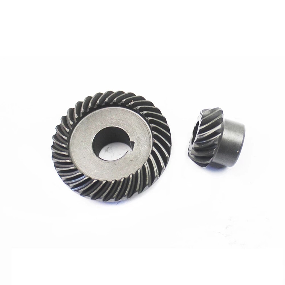 2 Pieces Replacement Spiral Bevel Gear Set For 125/150 Angle Grinder Accessories Angle Grinder Gear For 125 150 Bevel Gear
