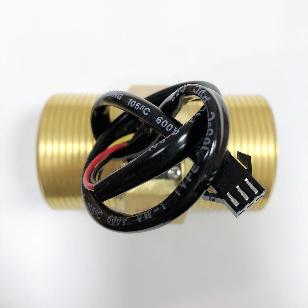 Item DN40 Brass 9-150L/min G1 1/2" Water Hall Turbine Water Flow Sensor Industry Meter 1.5" SEN-HZ40WA