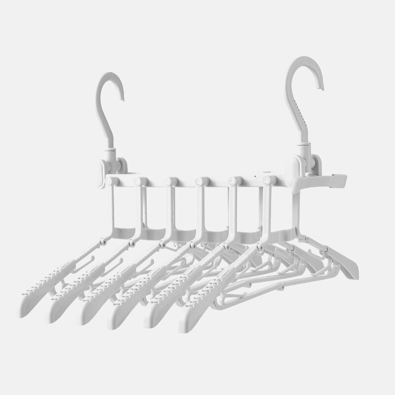 1 Pc Multipurpose Clothes Hanger Multi-layer Folding Hangers Clothing Save Space Storage Rack Wardrobe Organization: 1
