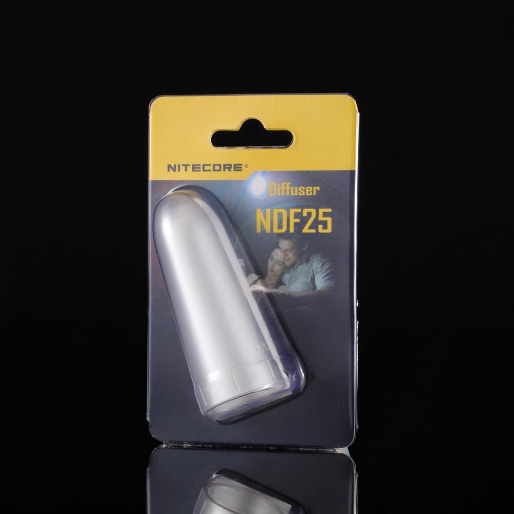 Nitecore-difusor compatible con NDF25, NDF32, NDF34, NDF40, linterna de 25,4mm de diámetro: NDF25 as 25.4mm