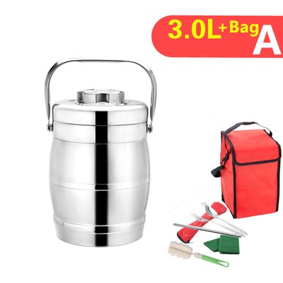 Thermos For Food With Containers Stainless steel insulated barrel lunch box multi-layer large capacity with Lid Bowl for Adults