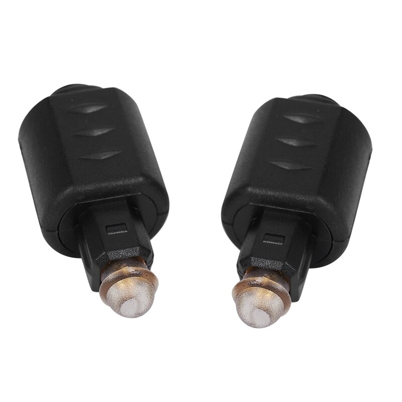 2 pakker optisk 3.5mm hun mini jack stik til digital toslink mo adapter