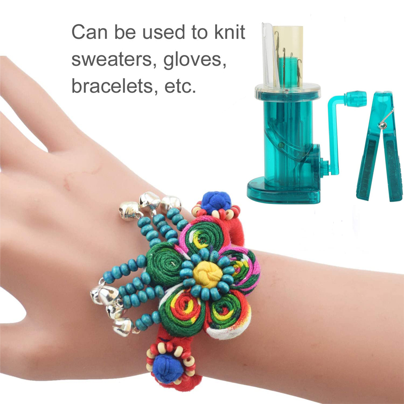 Hand Woven Tool Tricotin Knitting Machine Embellish Hand Knit Loom Spool Knitter Embellish Craft Bracelet Woven Knitting Machin
