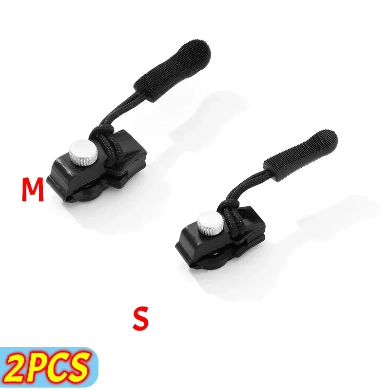 2-6pcs Zipper Repair Kit Universal Instant Zipper Repair Replacement Zippers Sliding Teeth Rescue Zippers Head 3 Different Sizes