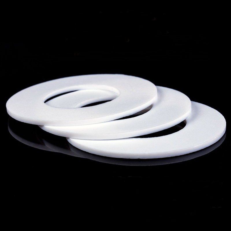 DN15 ~ DN 300 guarnizione flangia piatta PTFE spessore 3mm guarnizione o-ring distanziatore resistenza olio rondella forma rotonda bianco