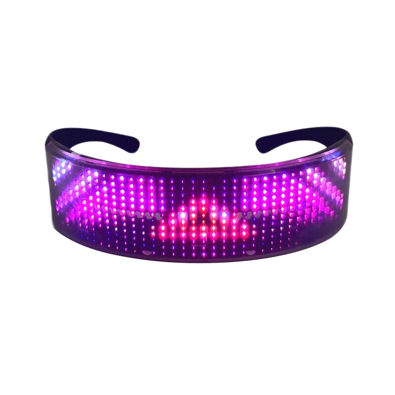 LED Bluetooth Light-Emitting Glasses APP Mobile Phone Connection Control Dynamic Light-Emitting Multi-Language: Default Title