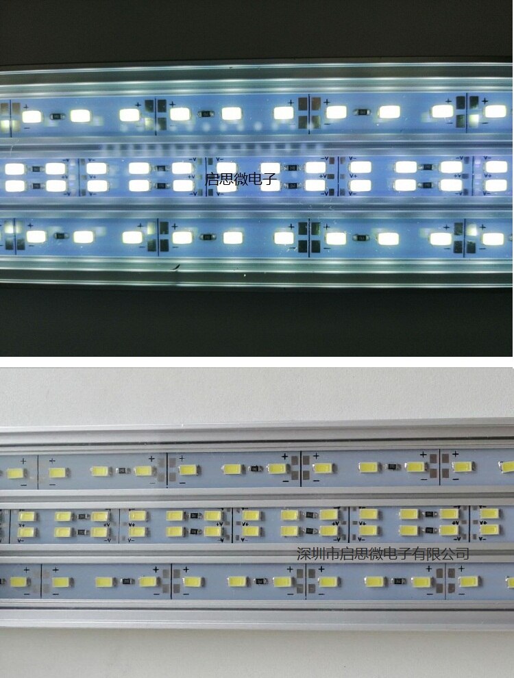Vrabocry 50-stuks krachtige LED-chip op board Geel 585-595nm 700mA en DC 2V-2.2V 3 Watt super heldere intensiteit SMD COB licht emitter componenten diode 3 W lamp parels DIY verlichting
