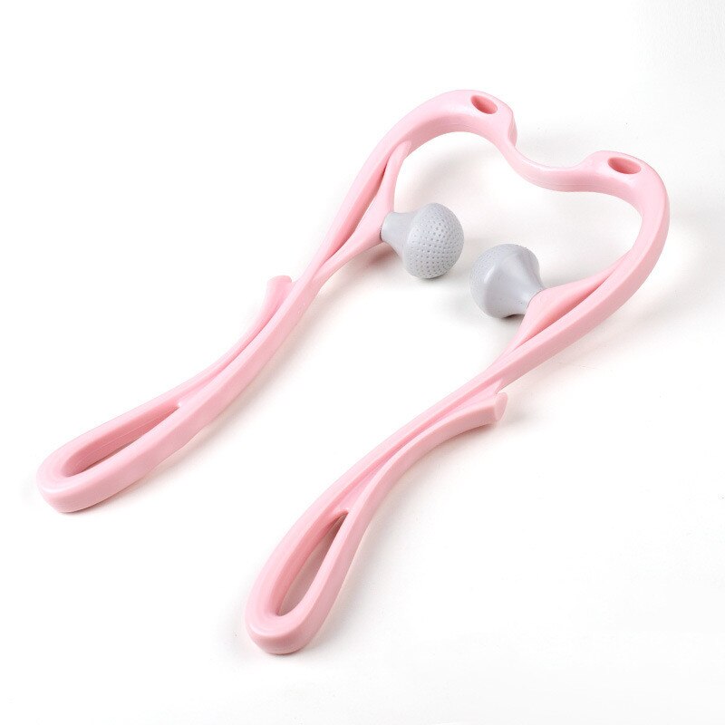 Pressure Point Therapy Neck Massage Tool Pressure Relieve Hand Roller Massage Neck Shoulder Dual Trigger Point Self Massager: A2
