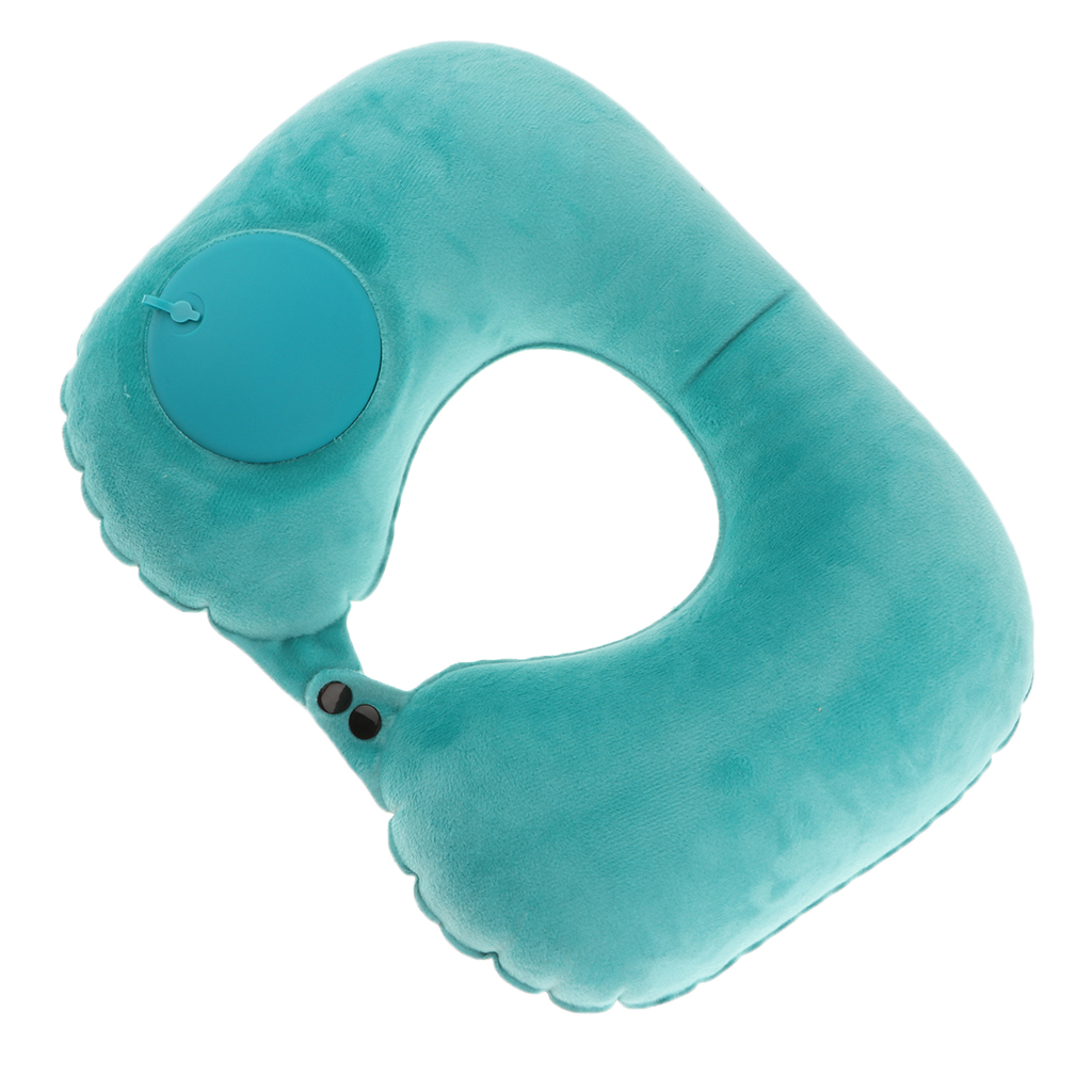 Almohada suave lavable con soporte para el cuello, reposacabezas, viaje, sueño, cuello en U, Camping al aire libre, almohadas inflables, cojines para hombres y mujeres