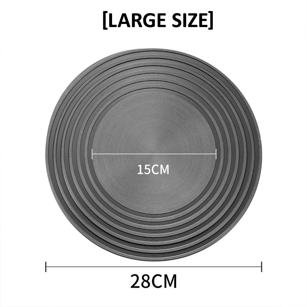 Plaque conductrice de chaleur pour cuisinière à Induction, en aluminium, diamètre 24/28cm, convertisseur de disque, accessoires pour cuisinière: Diameter 28cm